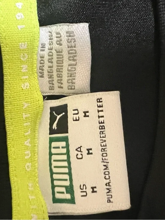 Puma Black Dress with Pink Side Panels - Picture 4 of 7